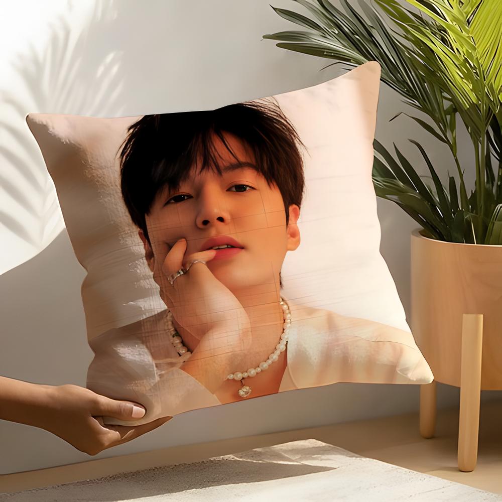 Popular Korean Actor Lee Mminho Pillow Case Home Living Room Decoration Linen Pillow Cases Cushion Cover