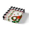 Schneeflocke Frohe Weihnachten Dreiteilige Bettbezug-Garnitur 3D Digitaldruck Bettwäsche-Set