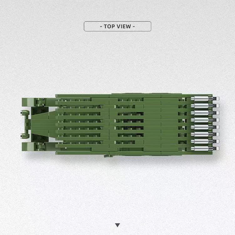 New World War II Military Tractor Light Tank Half-track Motorcycle Vehicle MOC Building Blocks Bricks DIY Assembly Kids Toys