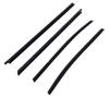 4Pcs Car Window Seal Strip Set Replacement for Tacoma Double Cab 2005 2015 68161 04050 Rubber Weather Proof Supplies