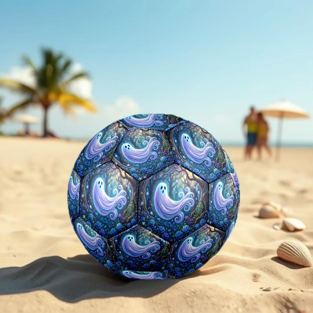 1pc Ghostly Forest Glow Durable Size 5 Soccer Ball Professional Match Training Football Indoor &Outdoor Sports Ball P60116