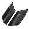 Pair of Front Suspension Fork Shock Cover Guard Protector Reduce Wind Resistance ABS Black for ER6N ER‑6N 2012 To 2016