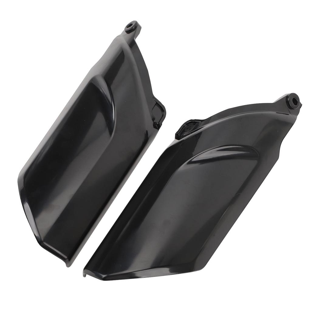 Pair of Front Suspension Fork Shock Cover Guard Protector Reduce Wind Resistance ABS Black for ER6N ER‑6N 2012 To 2016