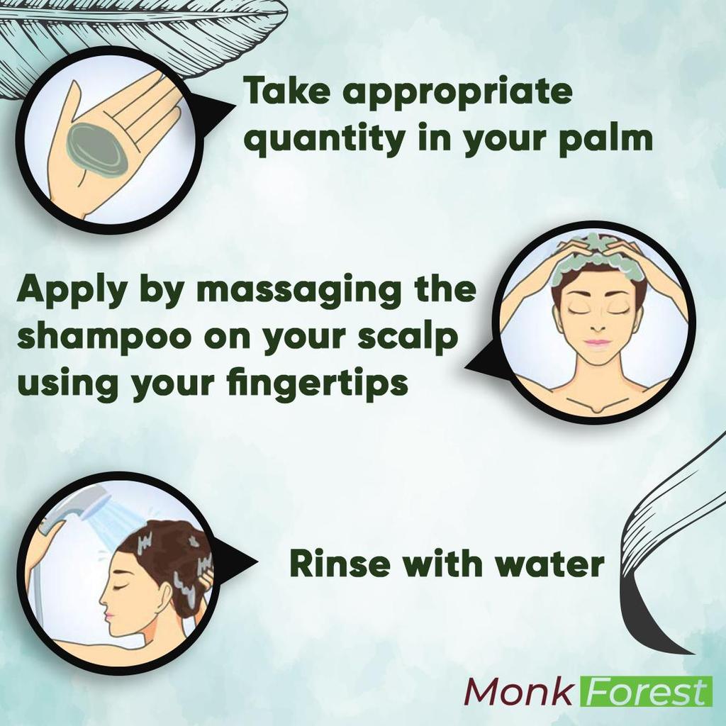 Monk Forest Shampoo antiforfora e controllo danni alla mela verde senza solfati e parabeni