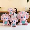 Pink Triceratops Dinosaur Plush Toy - Cartoon Jurassic Series Stuffed Animal Doll
