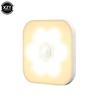 New Motion Sensor Night Light Smart LED Night Lamp Wall lights for home Aisle WC Bedside Lamp For Hallway Pathway US EU Plug