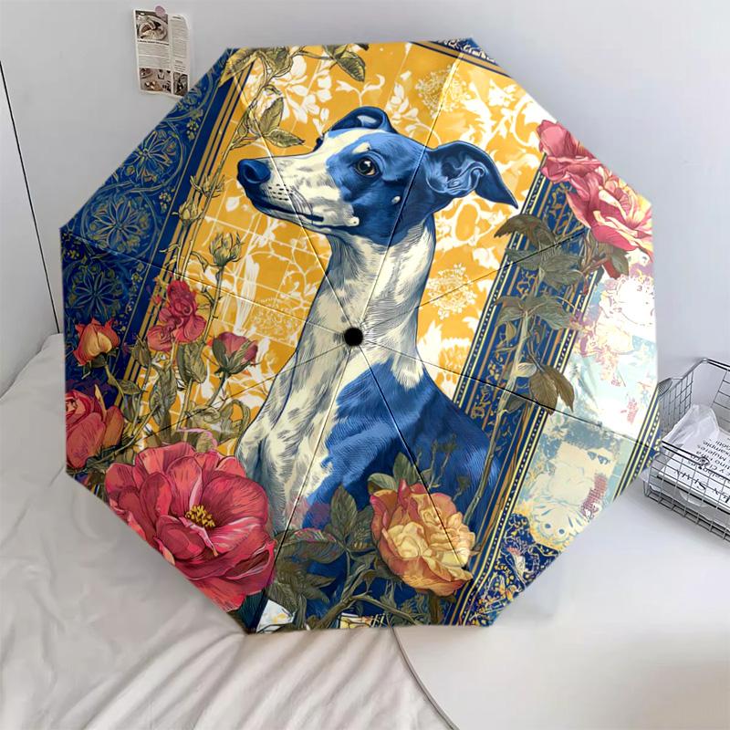 

1 PC Automatic Folding Umbrella - Cartoon Pattern, Portable & Foldable Design with 49 Ribs, Christmas Birthday Gifts