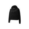 Sweatshirts Women's Black Hooded Moderate Regular 846417-01