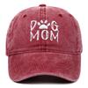 Retro Letter Embroidery  Dog Dad Baseball Caps Washed Cotton  Adjustable Casual Hat Hip Hop Streetwear y2k Cap