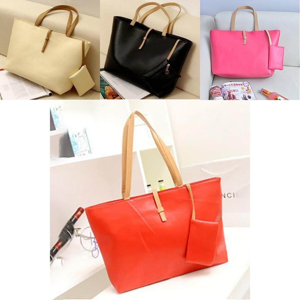 Luxurious Womens Faux Leather Shoulder Bag Offering Convenience And Chic Style For Shopping
