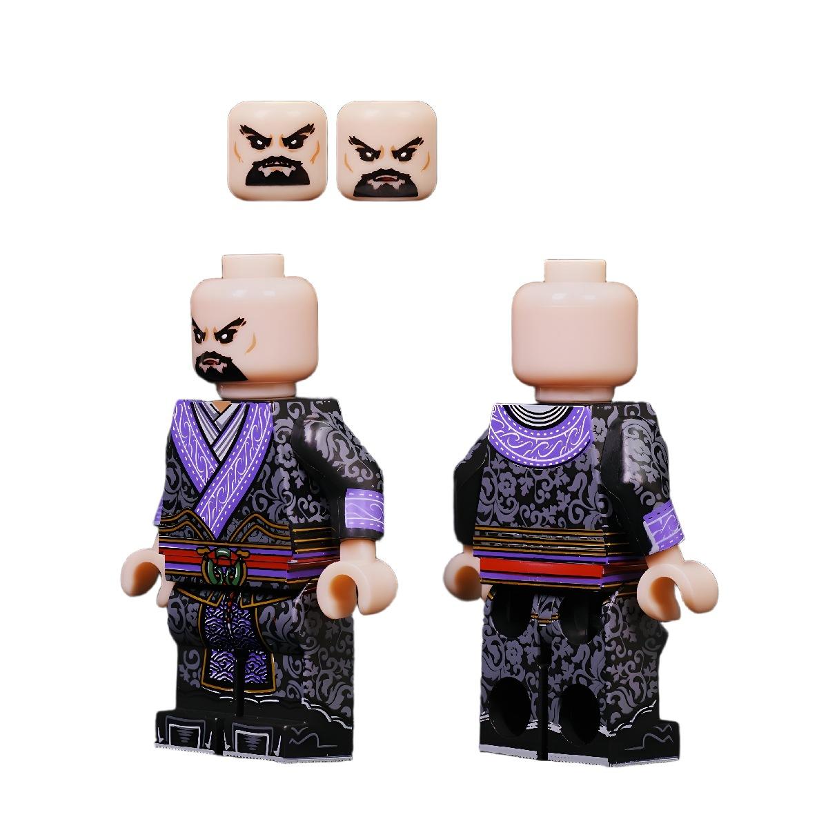 

Фігурка сторонніх виробників, серія «Три королівства», романтичний будівельний блок, Lv Bu Sun Quan, сумісність іграшок