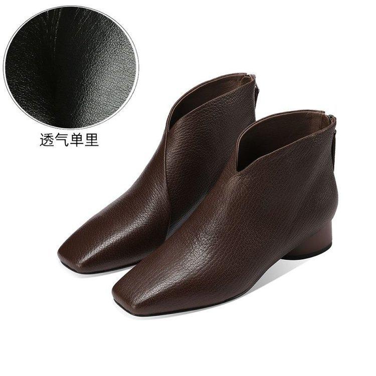 British style fashion versatile French Martin boots women's 2025 autumn and winter new non-slip thick heel soft sole comfortable short boots women