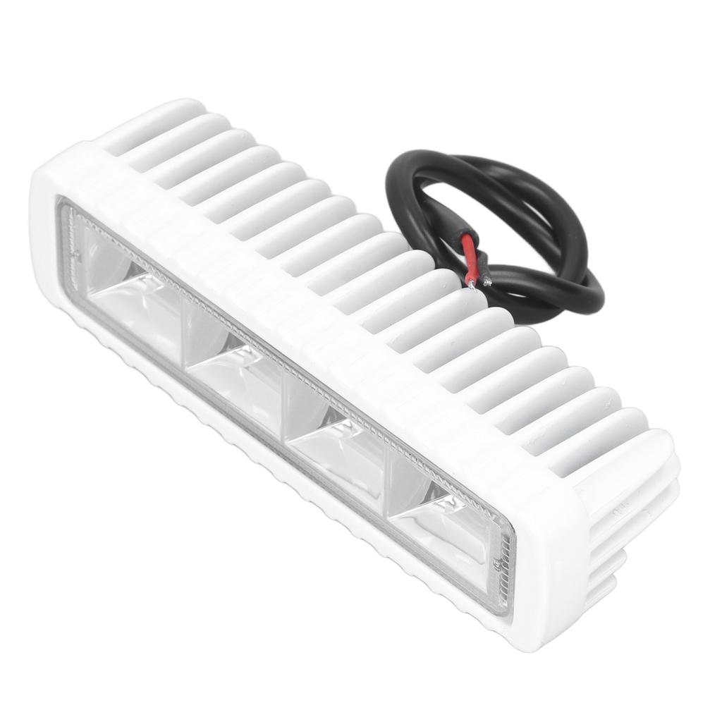 6.3in LED Boat Light Bar IP68 Waterproof 4000LMS 6000K 1224 V 36W 120 degrees  Floodlight Deck Lamp for RV