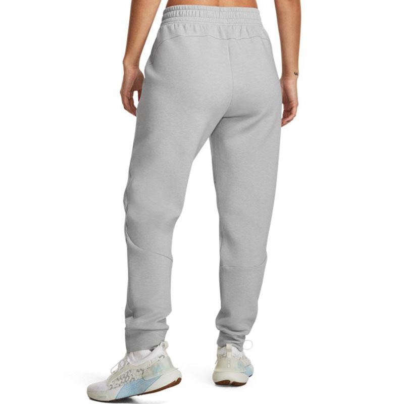 Under Armour Unstoppable Solid Fleece Training Jogger Pants Women bottoms Gray 1379846-011