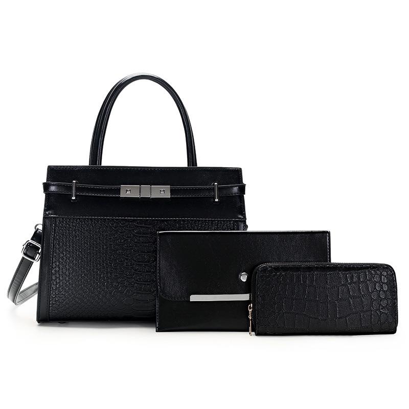 Women's Bag New Multi-piece Set, Single Shoulder Portable Messenger Large Capacity Child and Mother Bag