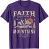 Lift My Eyes To the Mountains - Psalm 121 Faith Design T-Shirt