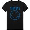 Nirvana - Blue Happy Face (T-Shirt)