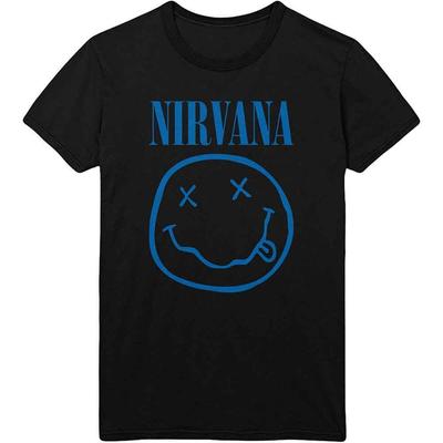 Nirvana - Blue Happy Face (T-Shirt)