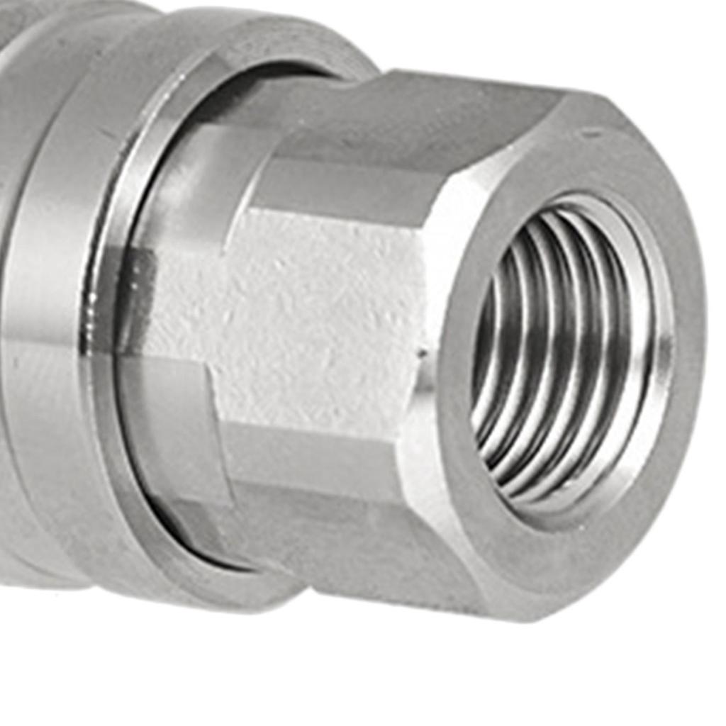 Heavy Duty Pressure Washer Hose Coupler - Stainless Steel M14 Adapter for Power Washing Accessories