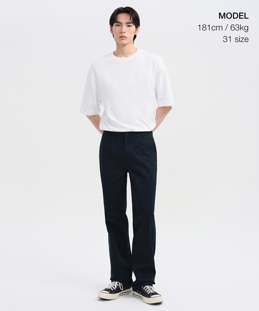 MUSINSA STANDARD Straight Chino Pants [Navy]