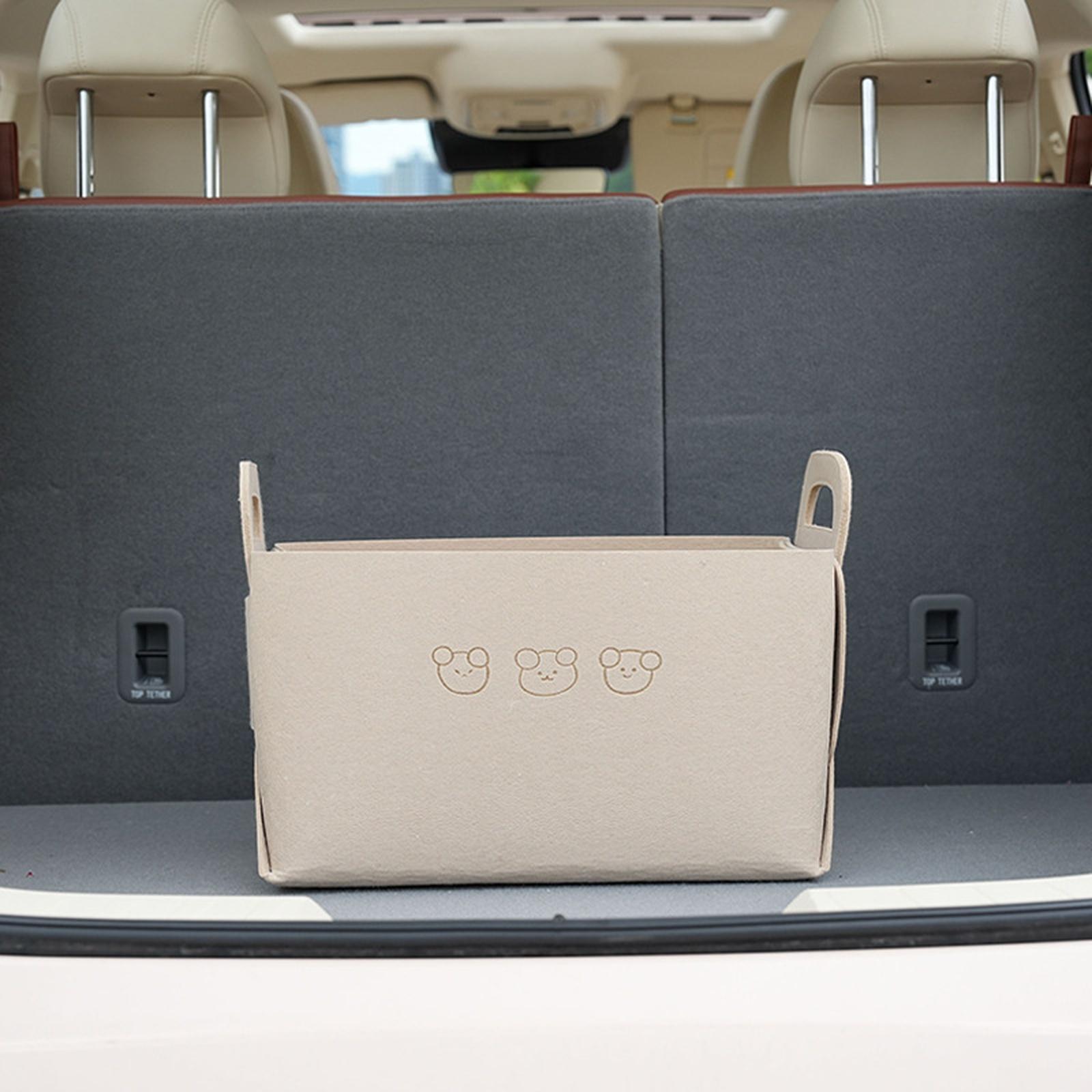 

Foldable Storage Basket Car Trunk Storage Box Wear Resistant Material High-capacity Multi-occasion Application One Size