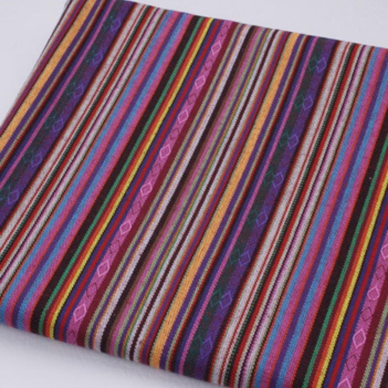 100x148cm Linen Fabric Thicken Ethnic Fabric Printed Canvas Cloth Diy Handmade Sewing Patchwork Decoration 100% Polyester
