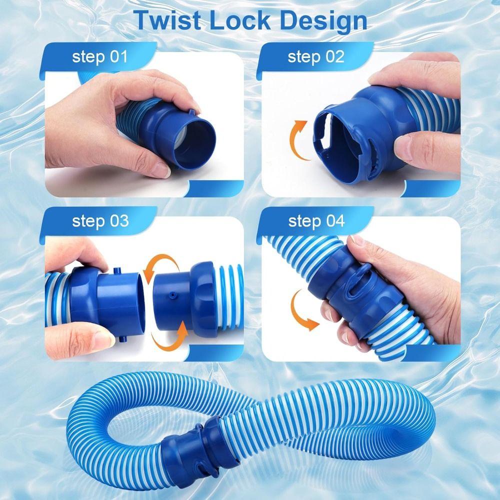 39inch Pool Cleaner Hose Heavy Duty Swimming Pool Hose Durable Suction Pool Pipe