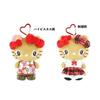 Yasuda Tsusho Hello Kitty Heisei Retro Kogal Series Mascot Pouch Hibiscus Approx. H15xW19xD5cm KT Ko