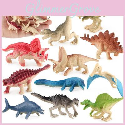 Realistic Dinosaur Figurines Collection Featuring Static Pvc Models For Display And Education