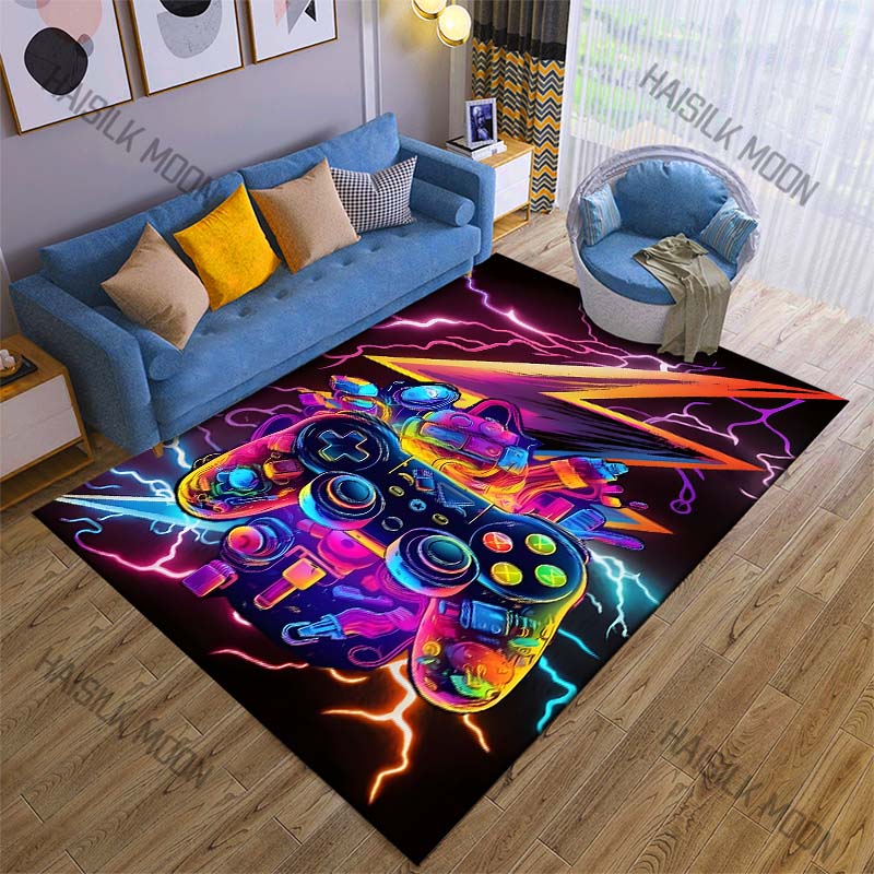 1PC Console showdown gamepad Carpet for Living Room Bedroom Sofa Home Decor Rus Non-slip Floor Mat Luxury Gift Multiple sizes