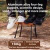 Portable foldable fishing stool for outdoor camping, portable folding pocket bench for high - speed rail queuing, easy to store