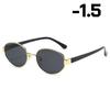 New Metal Frame Myopia Sunglasses Frames Women Men Retro Ovel Frame Outdoor UV400 Near Sight Eyeglasses Frames Sunshade Goggles