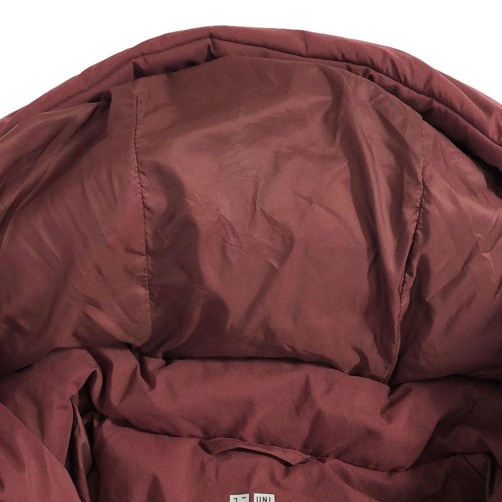 Uniqlo Seamless Down Coat M Red Brown Women Used