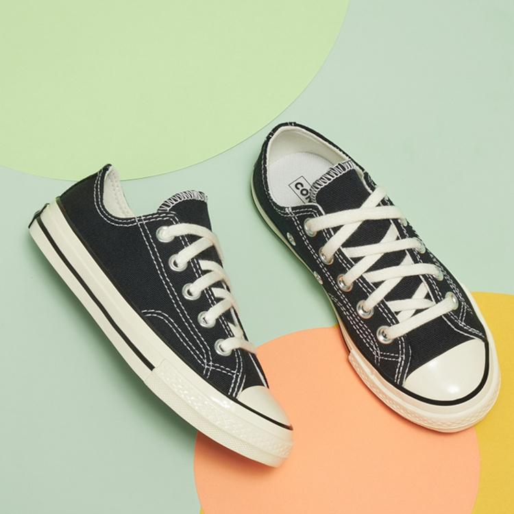 (GS) Converse Chuck 70 Low 'Black' Kids' 368986C