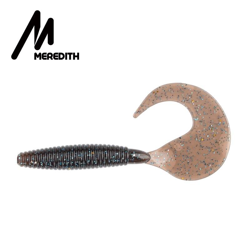 

Штучні рибальські приманки MEREDITH Grub 90 мм, 4,4 г, 10 шт. М’які приманки для риболовлі. Снасть для хижаків. М’які приманки. 10pcs/90mm