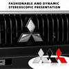 1 stuks ABS Auto Logo Voorgrille Achterklep Embleem Stuurwiel Sticker Voor Mitsubishi Pajero Outlander XL Montero Lancer Triton