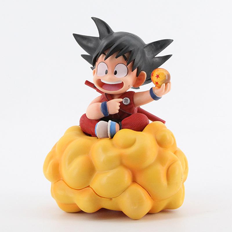 Anime Dragon Ball Son Goku Figure Somersault Cloud Model Doll Dragon Ball Car Toy Action Figure PVC Sitting Position
