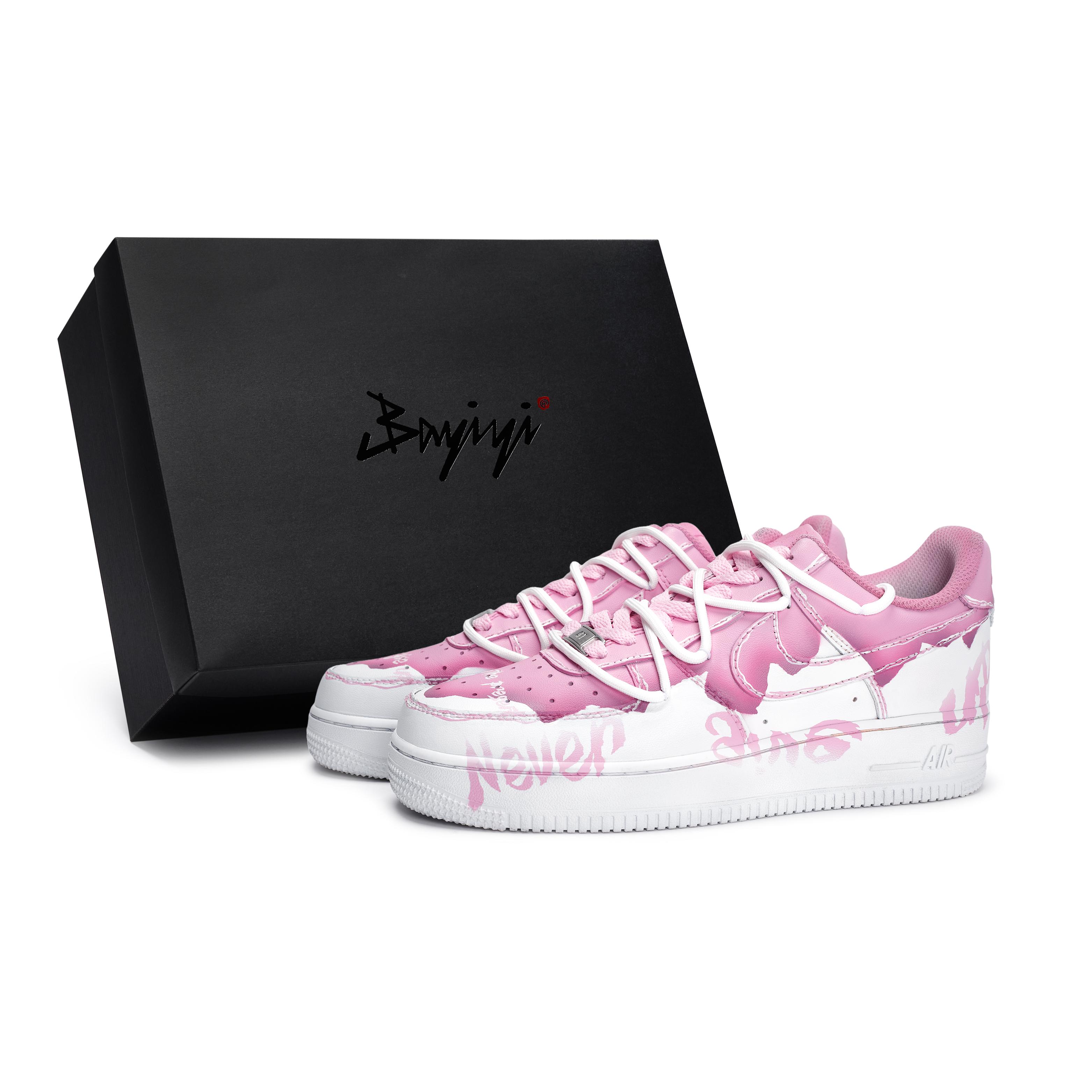 

Nike Air Force 1 Slip Resistant Abrasion Resistant Low top Skateboard Shoes Unisex Pink White CW2288-111(Team80-S-BOX) 45