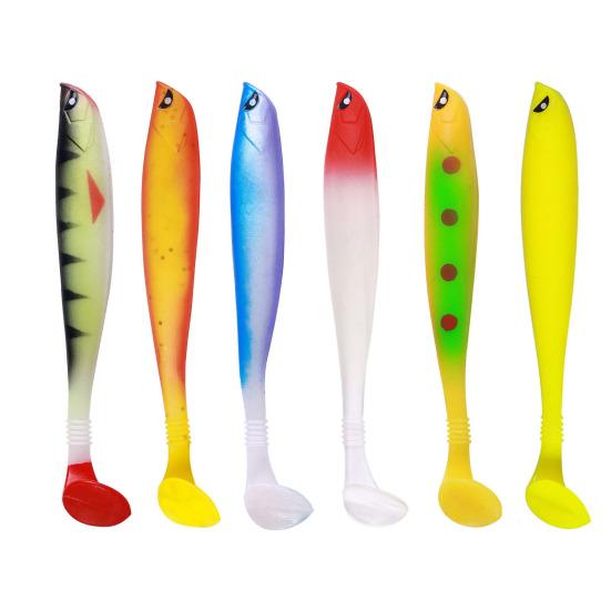 5/6 szt. Przynęty wędkarskie Przynęty miękkie Realistyczny wygląd Jasne kolory Naturalna postawa pływania Mini rozmiar Przenośny Swimbait Artykuły wędkarskie