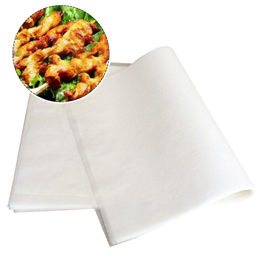 

100pcs Non-Stick Parchment Greaseproof Paper Baking Paper Buffet Barbecue 100pcs