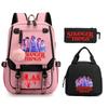Trend Stranger Things Children'S Backpack Combination Three-Piece Male And Female Versatile Student School Bag