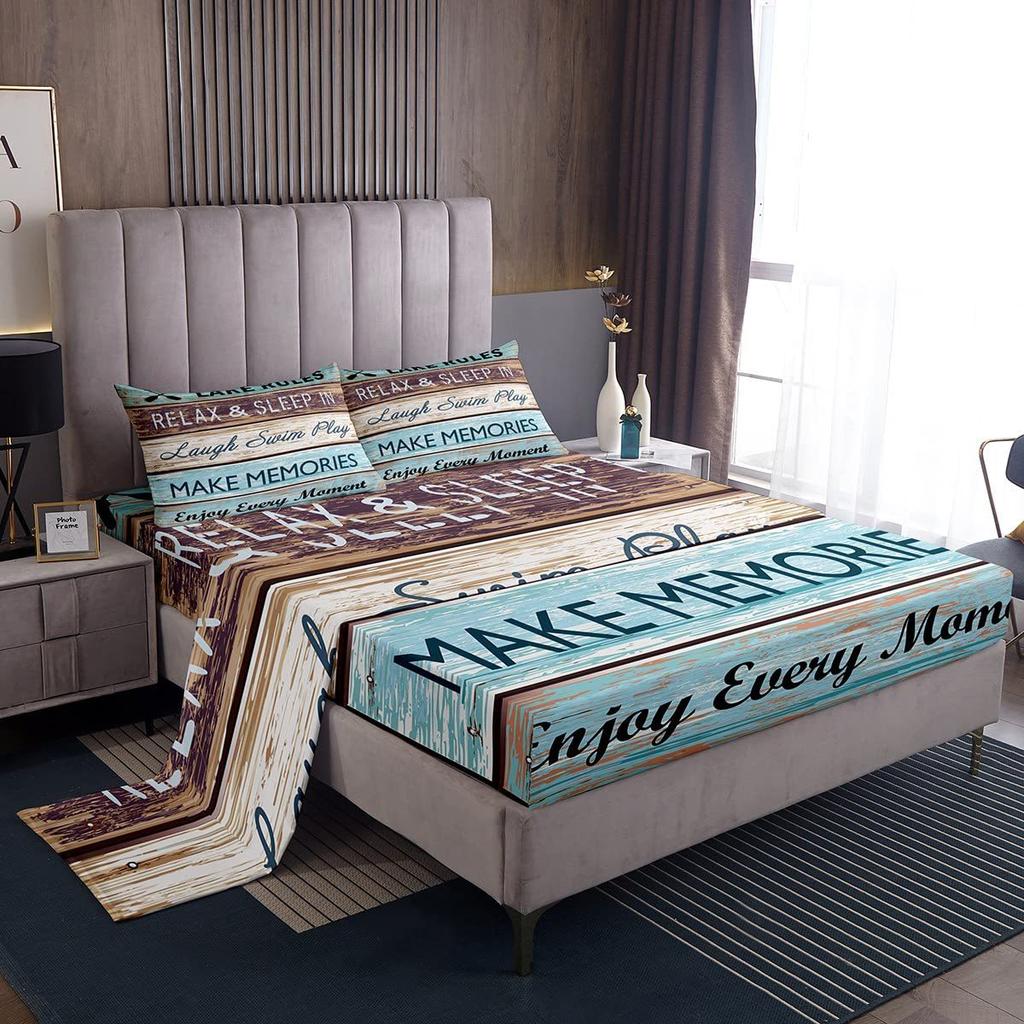 Wild Animal Pattern Mattress Four-Piece Bedding Set Bedroom Dormitory Bedding Decoration