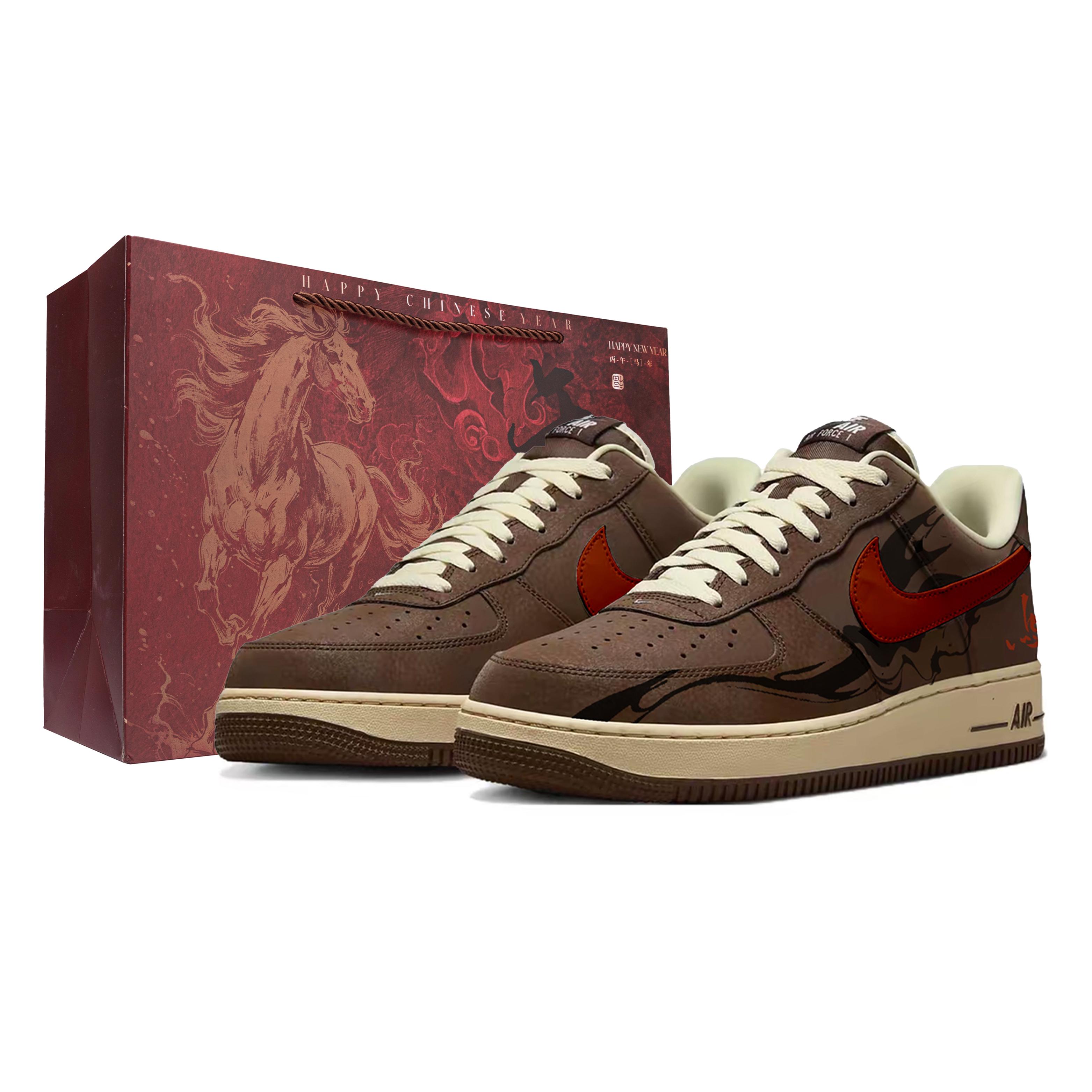 

Nike Air Force 1 Flame Shadow Night Walk Slip Resistant Abrasion Resistant Slip Resistant Abrasion Resistant Low top FZ3592-259(Team1856--) 36.5