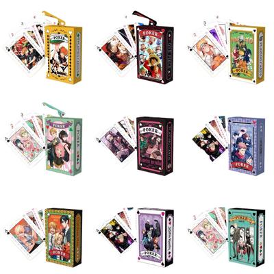 Anime SPY X FAMILIE Haikyuu Cosplay Brettspiel Karten Jujutsu Kaisen Hardcover Poker Karte