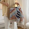 OEING Bohemian Knitted Sofa Throw Blanket