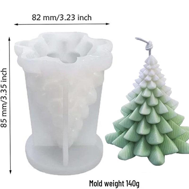 Stampo per candele natalizie: Babbo Natale, Cedro, Pupazzo di neve