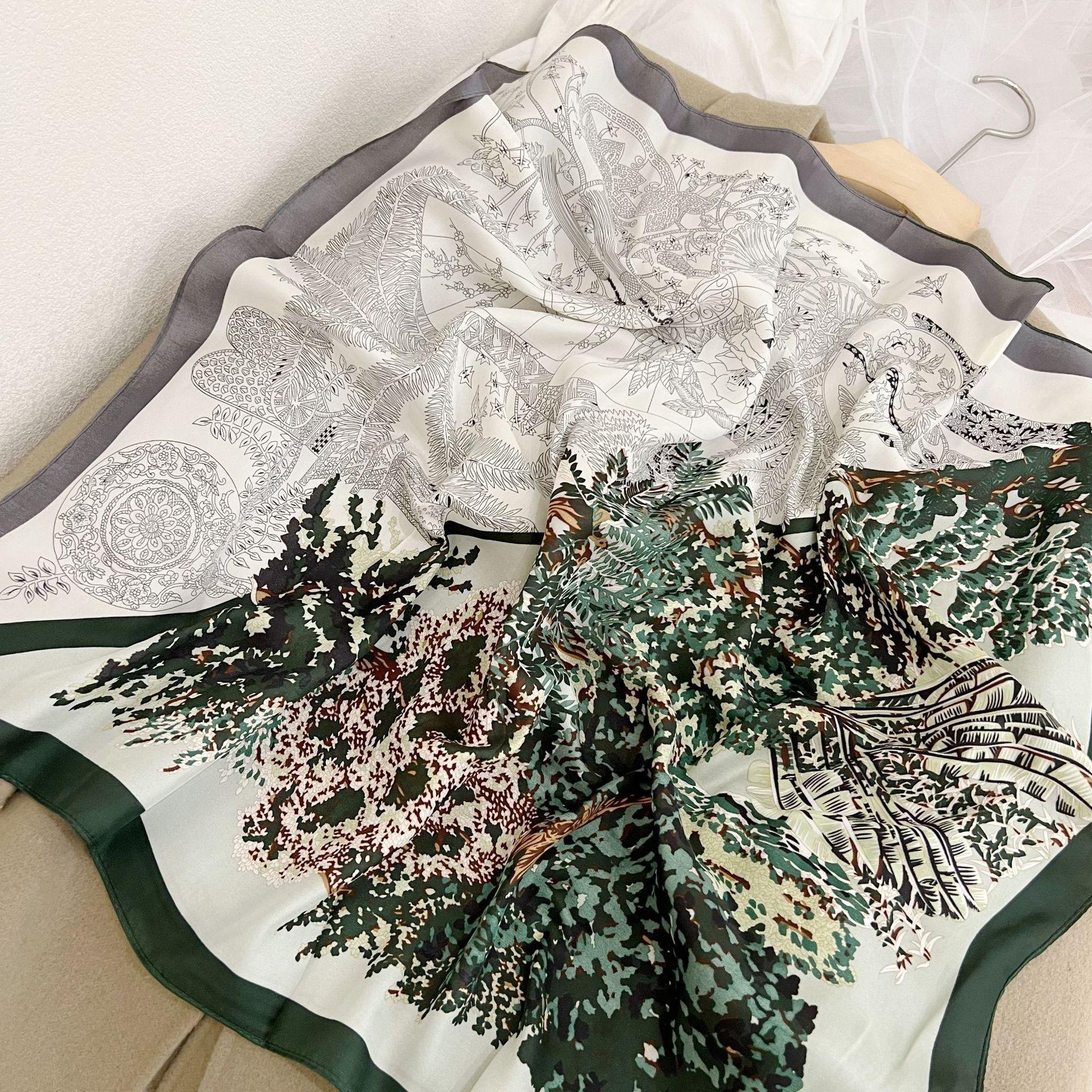 

Модный шарф, шейный платок, шейный платок, тюрбан, женский шелковый шарф, профессиональный новый 70 см, маленький квадратный шарф для женщин 70-70cm