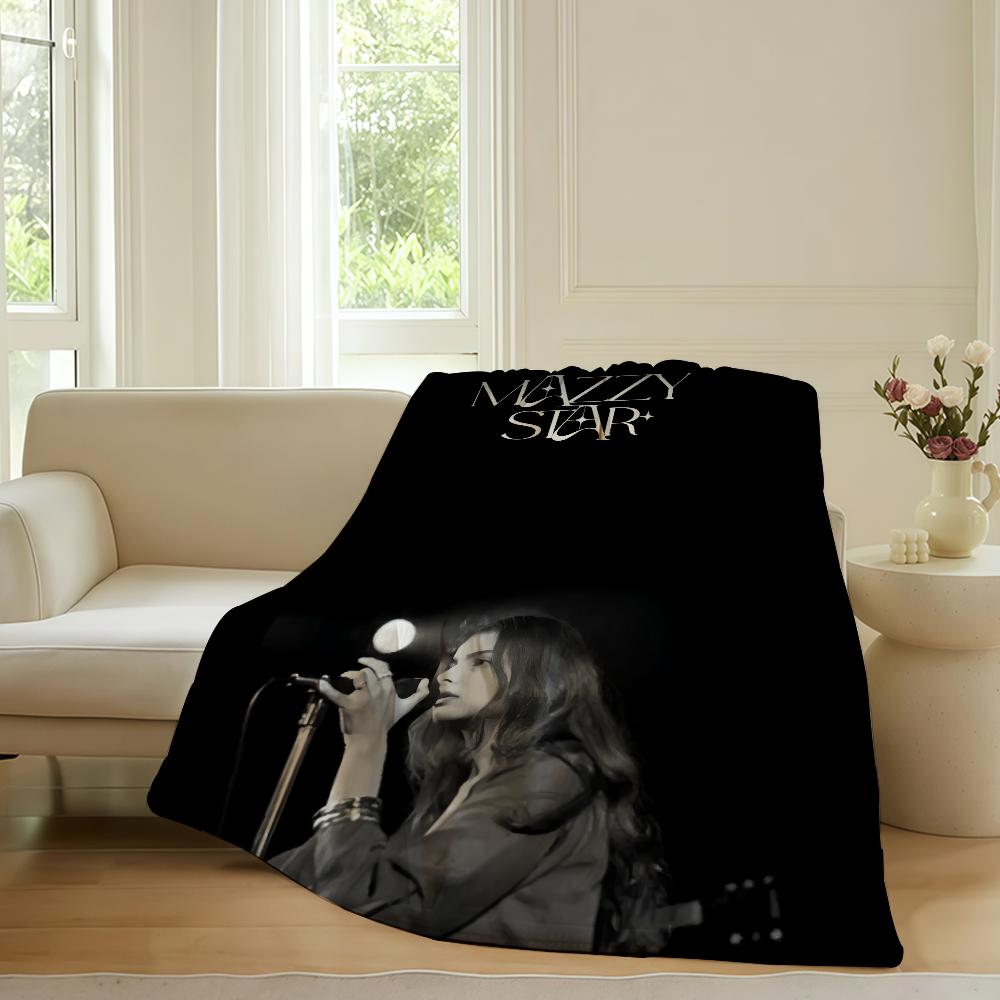 Band Singer M-Mazzy S-Star So Tonight That I Might See Blanket For Sofa Office Bed Plane Travel Sleep Relax Camping Soft Warm