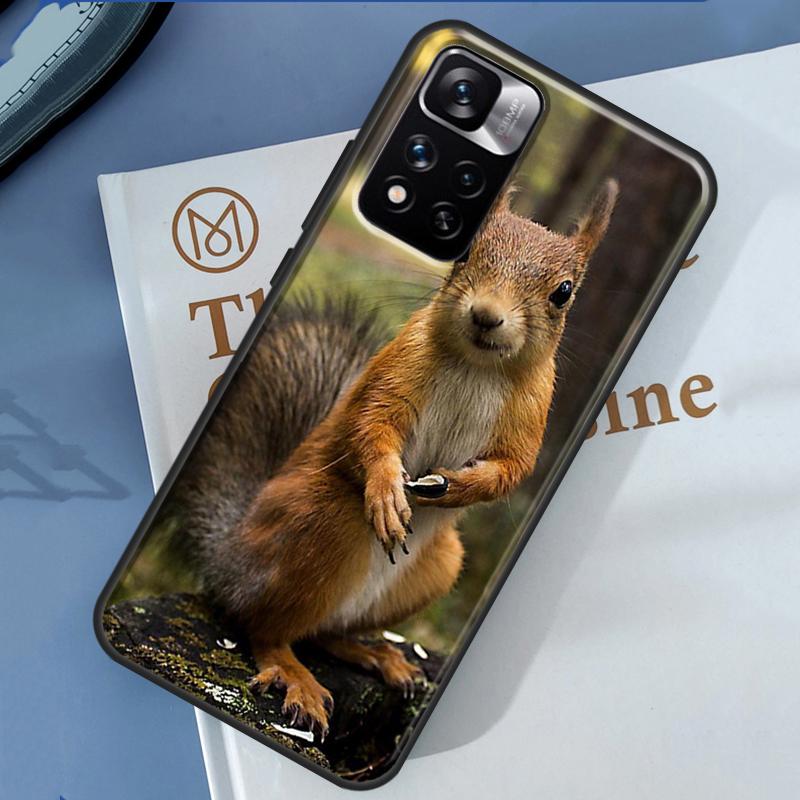 

Squirrel Case For Xiaomi Redmi Note 14 13 11 9 10 12 Pro 9S 10S 11S 12S Redmi 10C 12C 13C 14C Cover Redmi Note 9 Pro