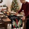 Christmas Table Runner Holiday Dining Table Decoration Long Table Cover for Home
